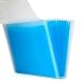 COMIX Expanding File 13-Pocket A4/Letter Size Organizer Jacket(A1266) (Blue)