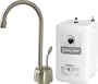 Satin Nickel 1-Handle Instant Hot Water Dispenser, Kitchen Faucet with Tank
