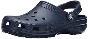 crocs Unisex Classic Clog, Navy, Women's 8 US M / Men's 6 US M