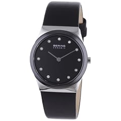 Bering Time Damen-Armbanduhr Slim Ceramic schwarz 32230-442