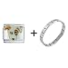 Bull Terrier Italian Charm Bracelet