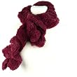Super Soft Winter Faux Fake Animal Fur Furry Fuzzy Winter Scarf Neckwarmer Wine