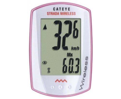 CATEYE Strada Drahtloser Computer, Rosa/WeiÃ?