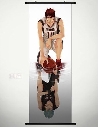 Cute Art Home Decor Anime The Basketball Which Kuroko Plays Cosplay Wall Scroll Poster Kagami Taiga &amp; Kuroko Tetsuya 49.2 X 17.7 Inches-014