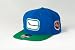 Vancouver Canucks Embroidered Flat-Billed Snapback Cap By American ...