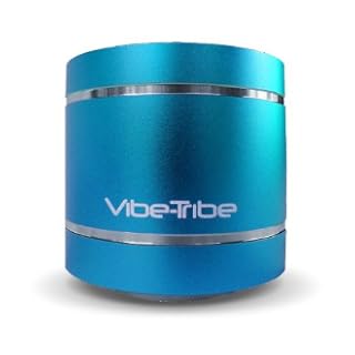 Vibe-Tribe Troll Turquoise: Design Vibrationlautsprecher & MP3 player with FM radio, SDcard reader & Remote Control