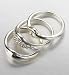 3 Autograph Dome Stacker Rings Made With CRYSTALLIZEDÃ¢âÂ¢ Swarovski Elements