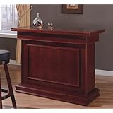 Cherry Finish All in One Game Table/Bar Unit w/Wine Shelves