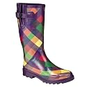 Women's Merona&reg; Zasha Bias Plaid Rain Boots - Multicolor