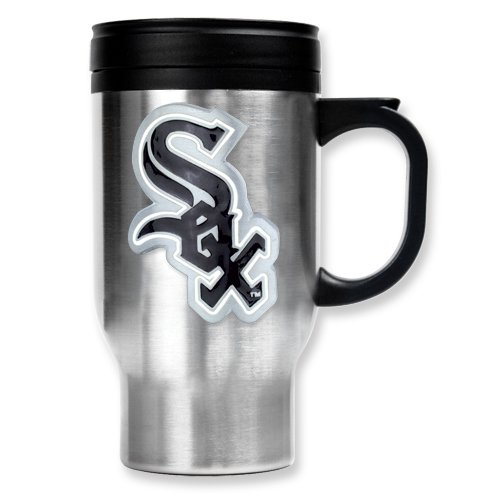 Chicago White Soxs 16oz Stainless Steel Travel Mug