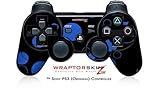 Sony PS3 Controller Skin Lots of Dots Blue on Black