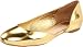 Dolce Vita Women's Laci Ballet Flat,Gold Leather,8.5 M US