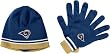 St. Louis Rams Reebok Gloves & Knit Hat Gift Set