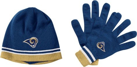 St. Louis Rams Reebok Gloves & Knit Hat Gift Set