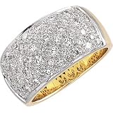 14K Two Tone Gold Diamond Ring