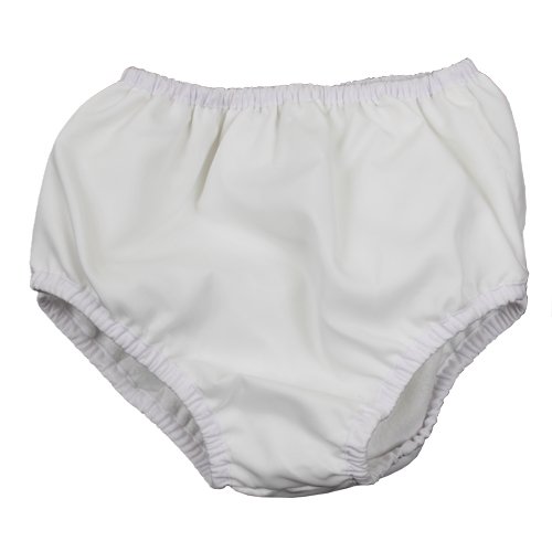Pull On Style Youth Swim Diaper - Large White