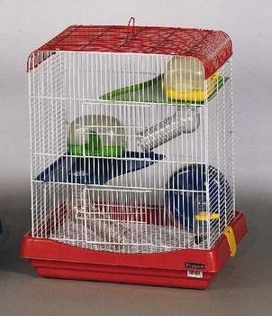 Prevue Pet Products 2050 Hamster Habitat 3 Story 4pk