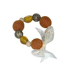 Knit Me Tie Me Bracelet Maize (Femme Frivolity)