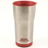 Thermos Nissan 14-Ounce Stainless-Steel Insulated Travel Tumbler, Red