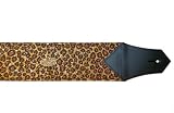 Get'm Get'm Wear 60037 Gorgi Glitter Gold Leopard 3-Inch Guitar Strap