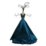 Schmuckhalter Schmuckpuppe Schmuckgarderobe Baum Mannequin-Blau Dame