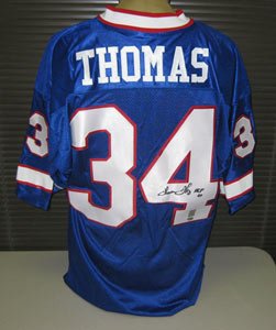 Thurman Thomas Signed Buffalo Bills Jersey - HOF 07