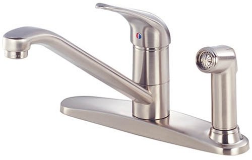 Danze D403412SS Melrose Single-Handle Kitchen Faucet with Spray, Stainless Steel