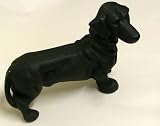 Dooby the Dachshund Cast Iron Doorstop Statuary