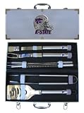 Kansas State Wildcats Helmet Logo 8 Piece Barbeque Tool Set w/ Case