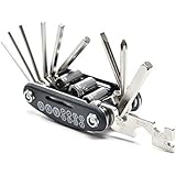 Bike Repair Tool, Misslemo 16 in 1 Multi-Function Bicycle Mechanic Repair Tool