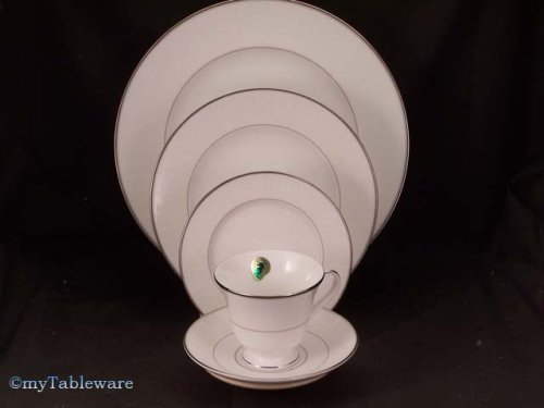 WATERFORD CHINA LISMORE PLATINUM 5 PC PLACE SETTING(S)