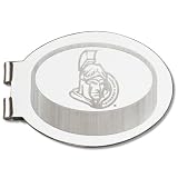 Phoenix Coyotes Silver Plated Laser Engraved Money Clip