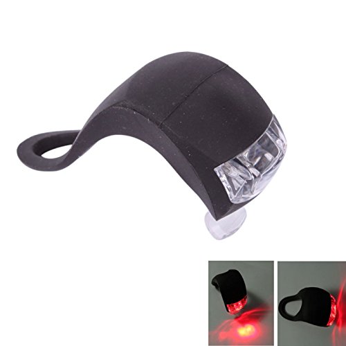 Great Value Bicycle Lights Waterproof Double Red LED Light with Black Silicone for Bicycle
