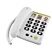 Doro PhoneEasy 327cr, Schnurgebundenes Gro�tastentelefon mit Anrufbeantworter und 3 Direktwahl-Fototasten