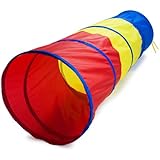 6 Foot Multi-Color Children's Exploration Pop-Up Tunnel by K-Roo Sports