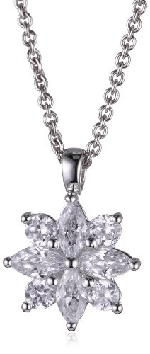 Esprit Damen-Kette shining starlet 925 Sterlingsilber 8 Zirkonia farblos ca. 42+3cm ESNL92 Preisvergleich