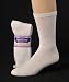 Diabetic Socks, Ultra Light, 12pair, Crew/White Size 10-13