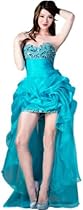 Hot Sale Meier Women's Embellished Strapless High Low Gown