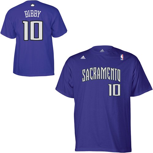 adidas Sacramento Kings Mike Bibby Gametime Player T-Shirt