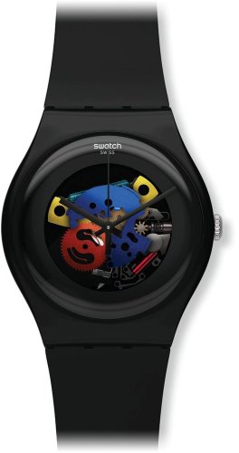 [スウォッチ]SWATCH 腕時計 NEW GENT(ニュージェント) BLACK LACQUERED(ブラック・ラッカード) SUOB101 【正規輸入品】