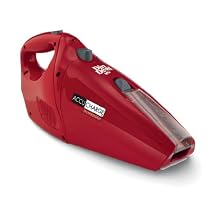 Dirt Devil AccuCharge 15.6 Volt Cordless Hand Vac with ENERGY STAR Battery Charger, BD10045RED