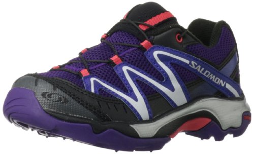 Salomon XT Wings K Hiking Shoe (Toddler/Little Kid/Big Kid),Grape Juice/Spectrum Blue/Black,1 M US Little Kid