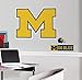 RoomMates RMK1964GM University of Michigan Giant Peel and Stick Wall Decals