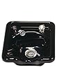 Belvedere 2800BK Beta 18-3/4-Inch by 19-1/4-Inch by 10-1/4-Inch Acrylic Shampoo Bowl, Black