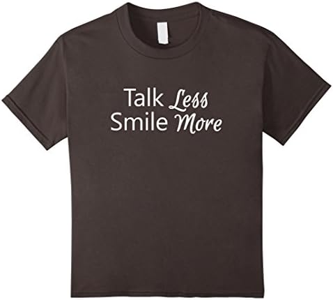 Kids Talk Less Smile More t-shirt 6 Asphalt