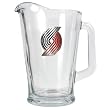 Portland Trail Blazers 60oz Glass Pitcher - Primary Logo NBA Basketball