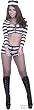 Sexy Women's Prisoner Costume (Size:X-small 3-5)