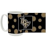 Central Florida Knights Polka Dot 15 oz Ceramic Mug