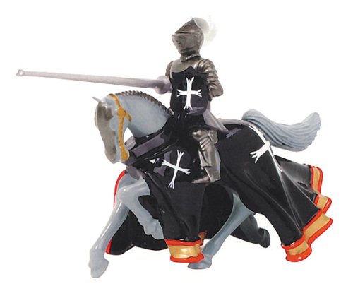Childrens Toyshop  Toys : Black Knight Mounted (41140)