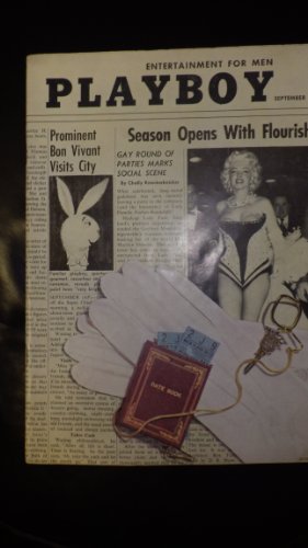 Playboy Magazine September 1955. Marilyn Monroe on Cover in Swimsuit like outfit